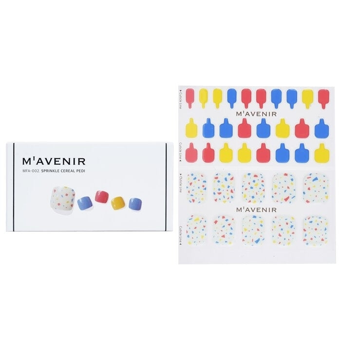 Mavenir - Nail Sticker (Patterned) -  Mint Cream Dot Pedi(36pcs) Image 1