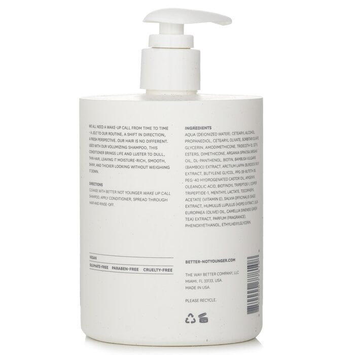 Better Not Younger - Wake Up Call Volumizing Conditioner(473ml/16oz) Image 2