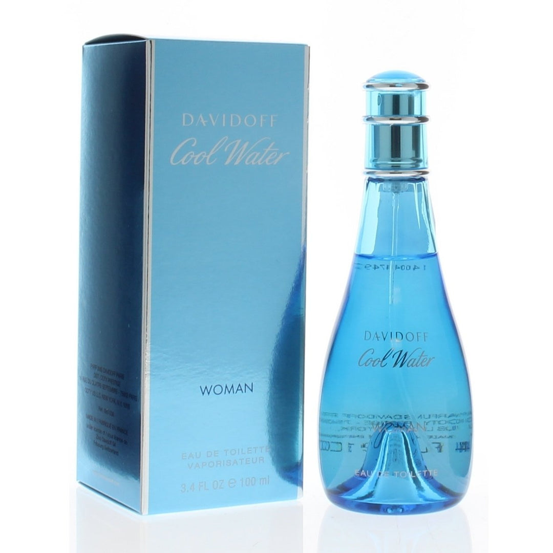 Davidoff Cool Water Eau De Toilette Spray for Women 3.4oz/100ml Image 1