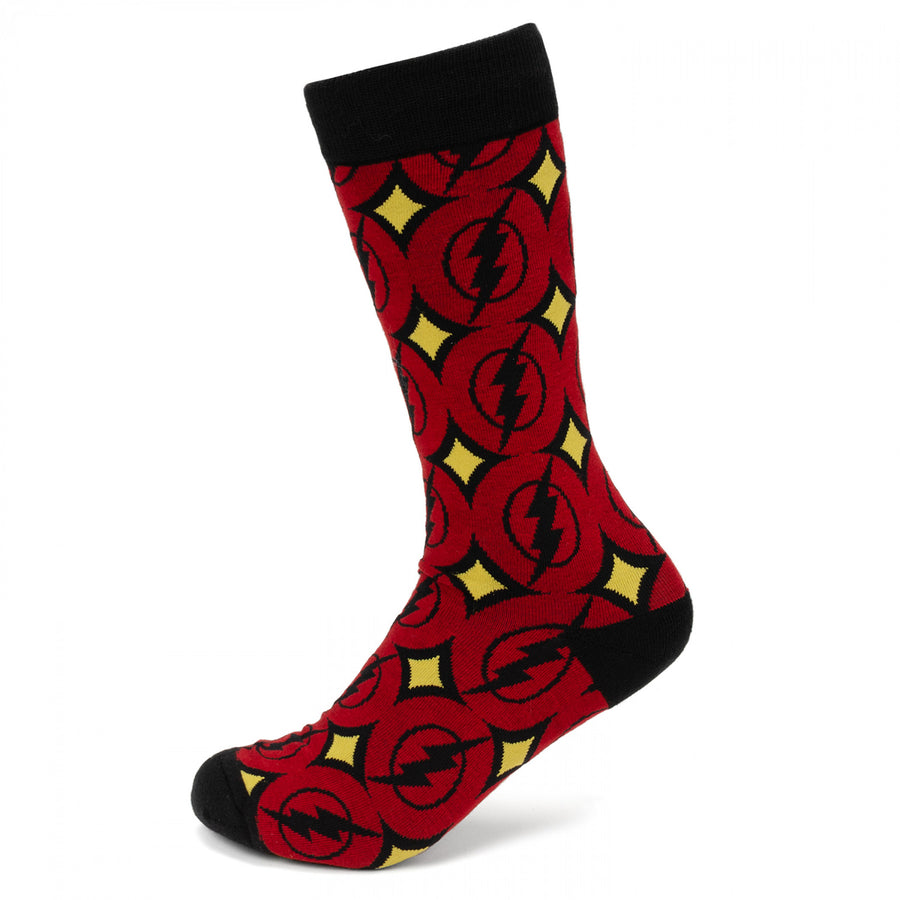 The Flash Circle Logo Pattern Dress Socks Image 1