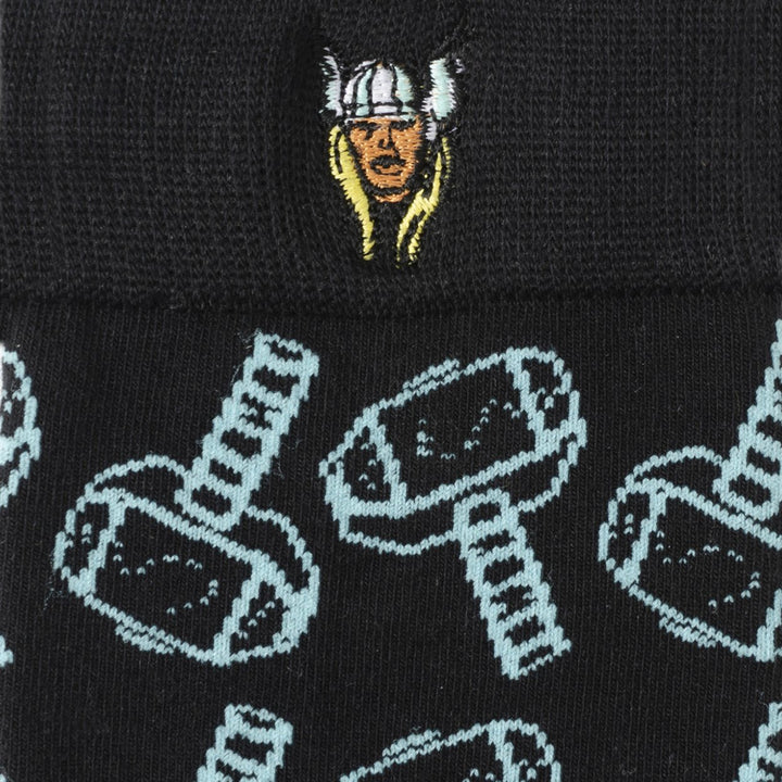 Thor Mjolnir Pattern Mens Socks Image 3