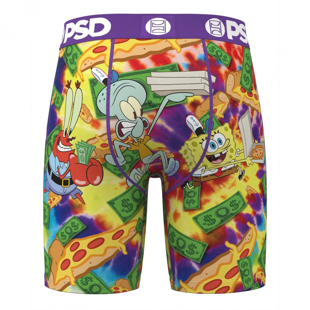 SpongeBob SquarePants Pizza Money PSD Boxer Briefs Image 4