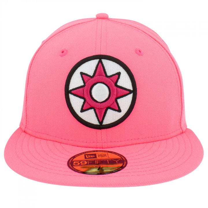 Pink Lantern Color Block Era 59Fifty Fitted Hat Image 2