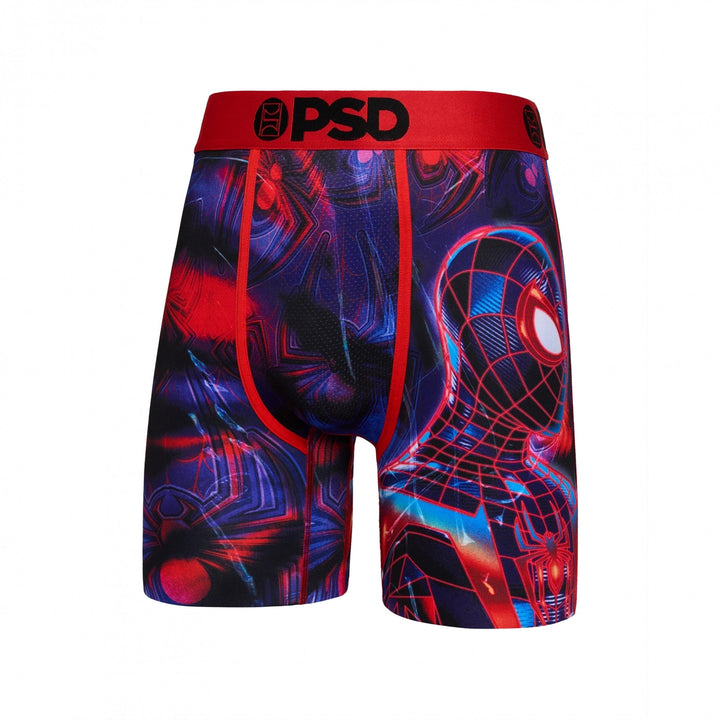 Miles Morales Neon Tie-Dye PSD Boxer Briefs Image 2