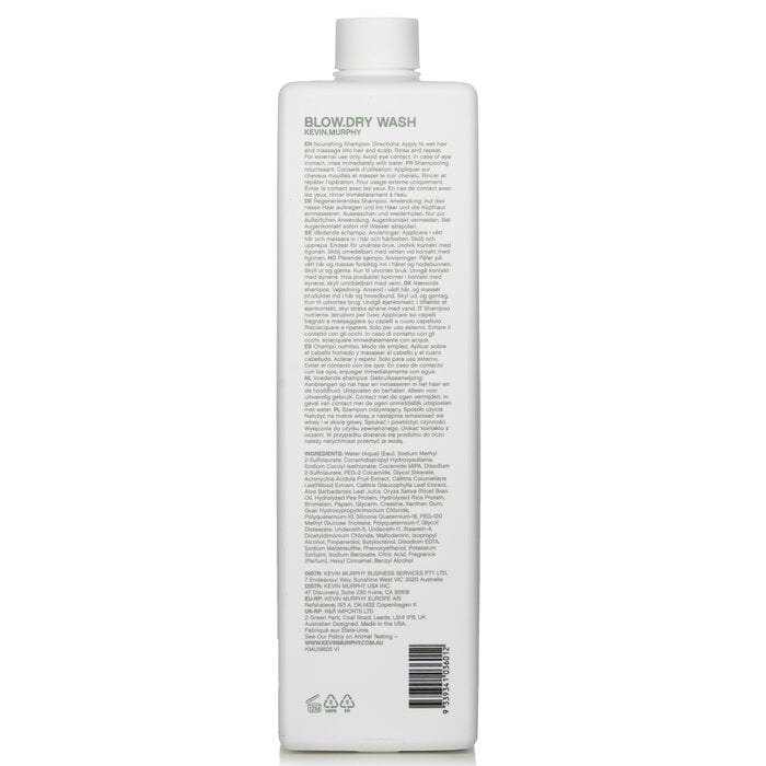 Kevin.Murphy - Blow.Dry Wash (Nourishing And Repairing Shampoo)(1000ml/33.8oz) Image 2