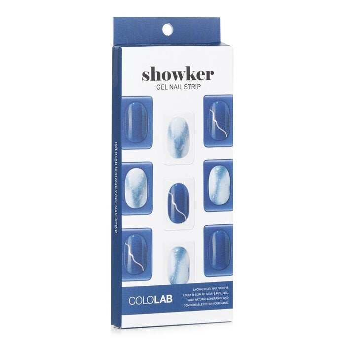 Cololab - Showker Gel Nail Strip  CNA401 Blackberry Marble(1pcs) Image 1