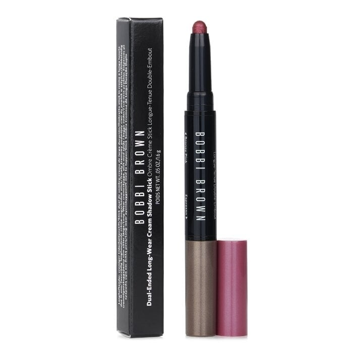 Bobbi Brown - Dual Ended Long Wear Cream Shadow Stick - Bronze Pink Shimmer/Espresso Matte(1.6g/0.05oz) Image 1