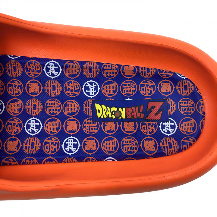 Dragon Ball Z Kame Symbol Mens Cloud Comfort Foam Slide Sandals Image 3