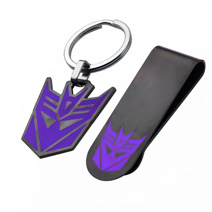 Transformers Decepticon Money Clip and Keychain Set Image 2