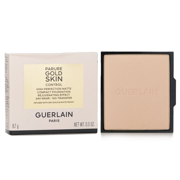 Guerlain - Parure Gold Skin Control High Perfection Matte Compact Foundation Refill - 1N(8.7g/0.3oz) Image 1