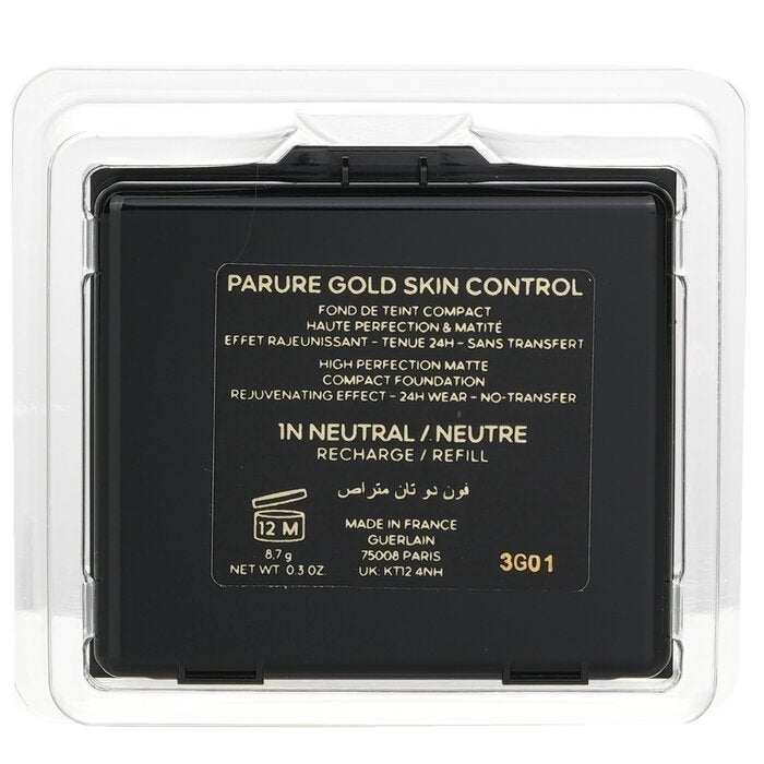 Guerlain - Parure Gold Skin Control High Perfection Matte Compact Foundation Refill - 1N(8.7g/0.3oz) Image 2