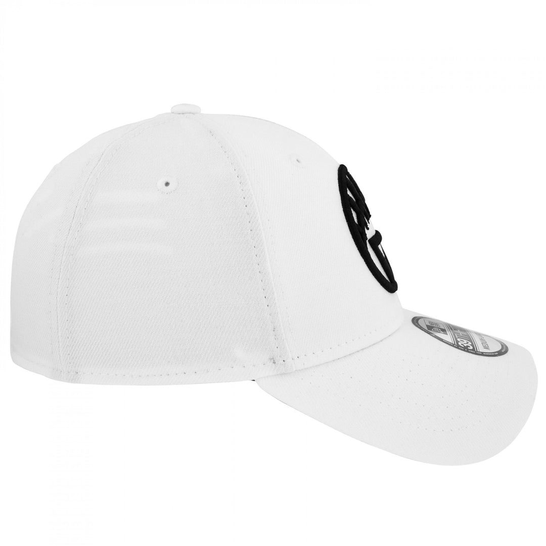 White Lantern Color Block Era 39Thirty Fitted Hat Image 4