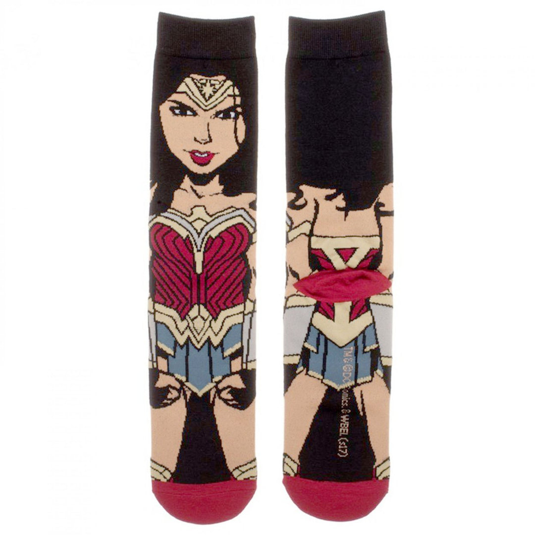 Wonder Woman Justice League 360 Character Socks Image 2