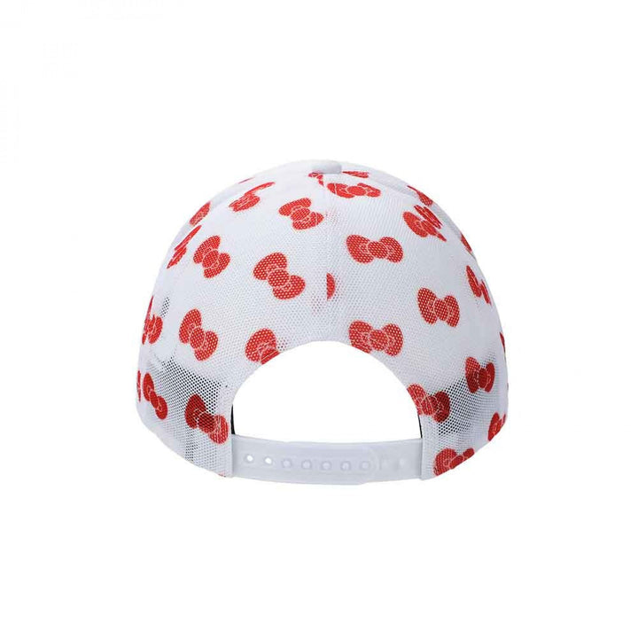 Hello Kitty on Dial Phone Printed Mesh Trucker Hat Image 4