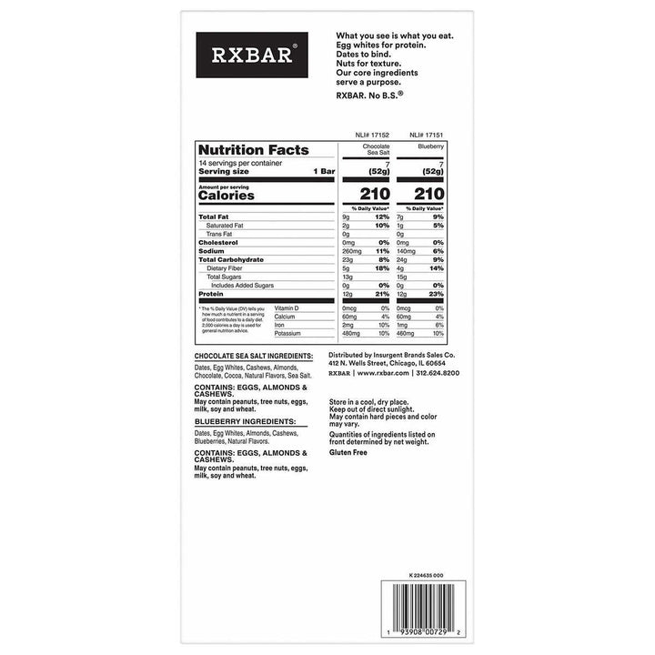 RXBar Protein Bars Variety Pack 1.8 Ounce (Pack of 14) Image 2