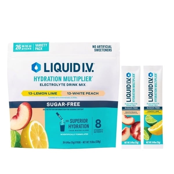 Liquid I.V. Hydration Multiplier Stick Packs Sugar Free (26 Count) Image 1