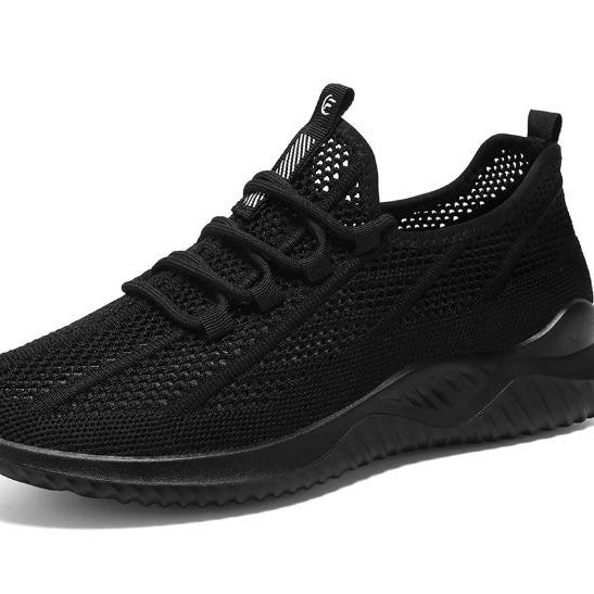mesh shoes with breathable mesh surface for casual and lightweight sports shoes Image 4