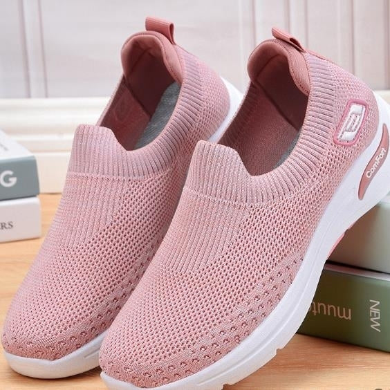 Cloth Shoes Flyknit Socks Soft Sole Sports Shoes Womens Shoes Childrens Web Shoes Casual Mom Shoes Image 2