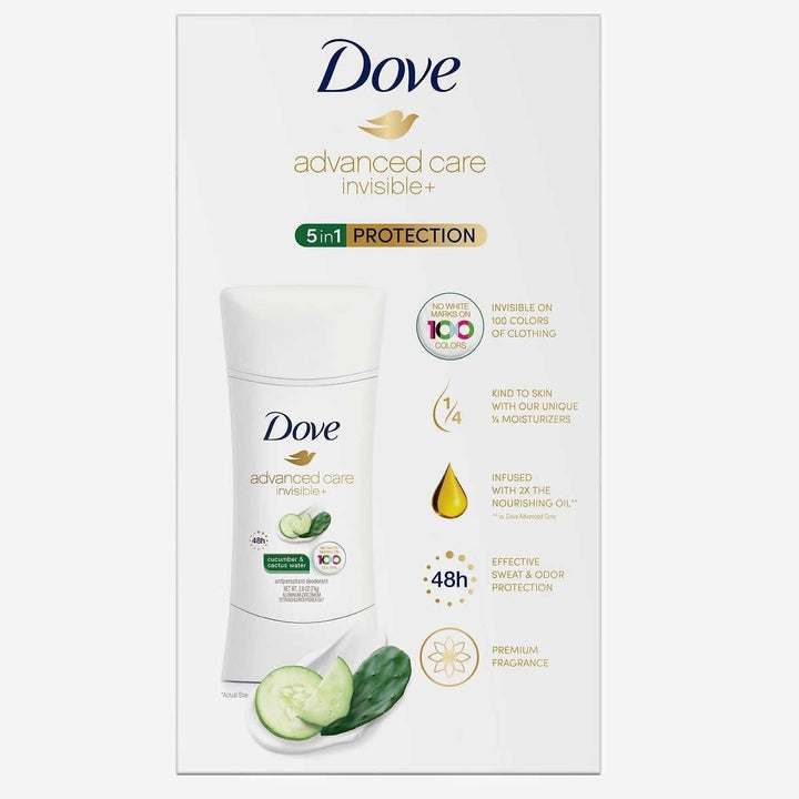 Dove Advanced Care Invisible+ Deodorant 2.6 Ounce (Pack of 4) Image 2