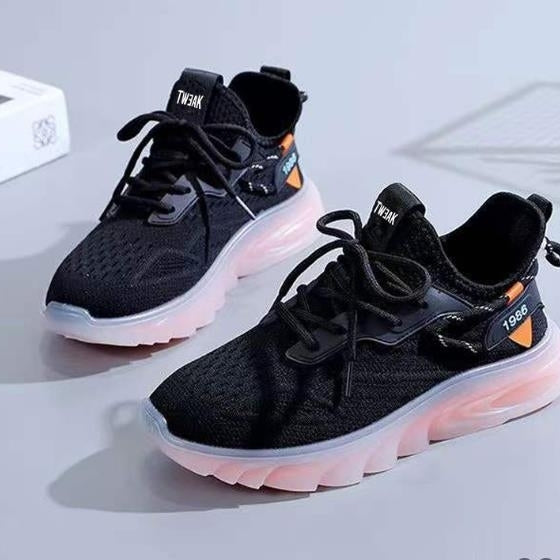 Versatile womens shoes small white shoes dad shoes breathable and comfortable sports shoes trendy casual shoes high Image 3