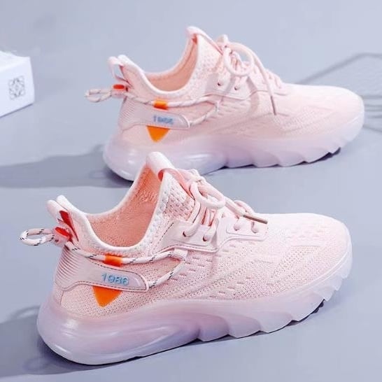 Versatile womens shoes small white shoes dad shoes breathable and comfortable sports shoes trendy casual shoes high Image 4