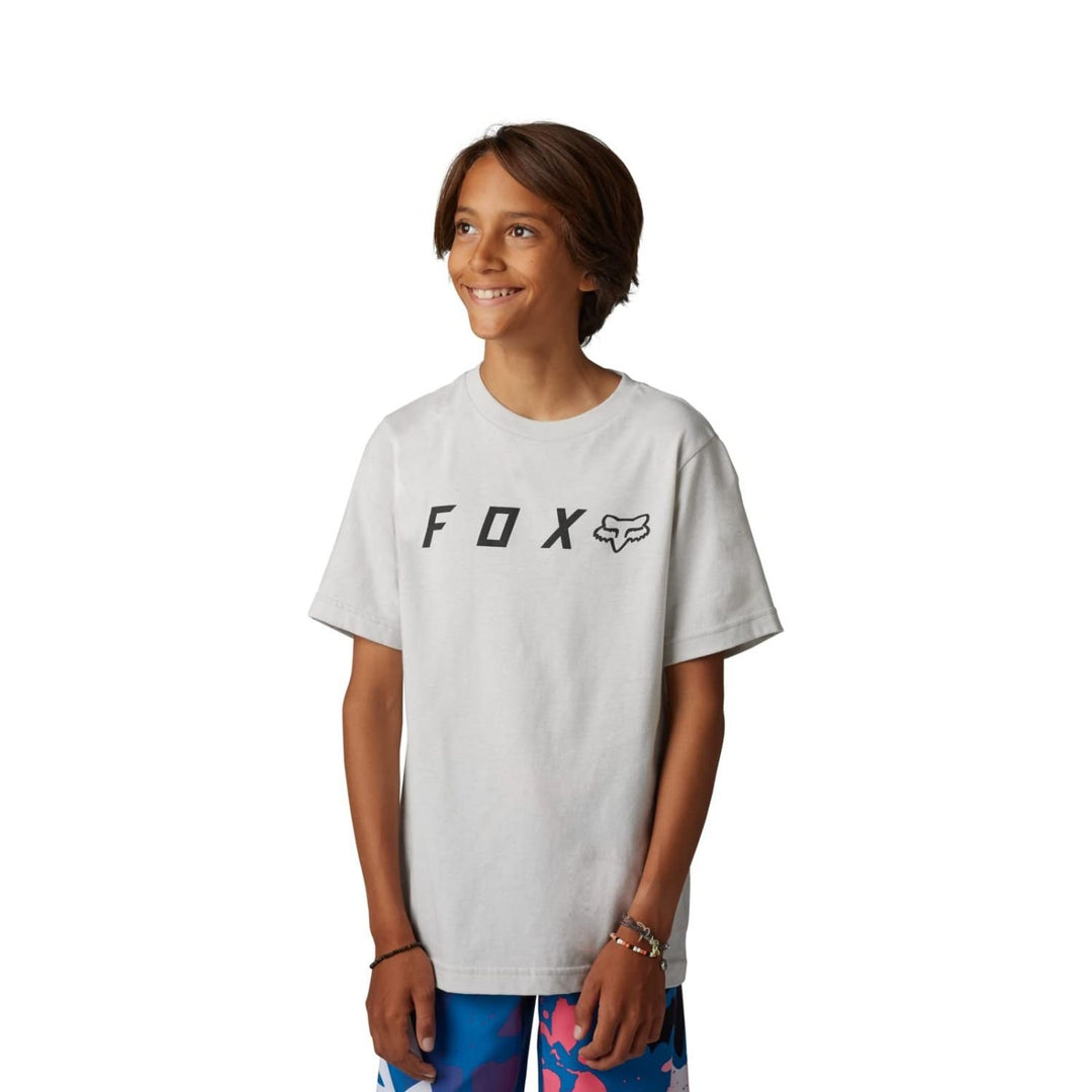 Fox Racing Boys Youth Absolute Short Sleeve Tee LIGHT GREY Image 2