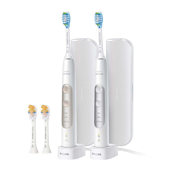 Philips Sonicare Professional Clean Electric Toothbrush 2 Pack (White) Image 1