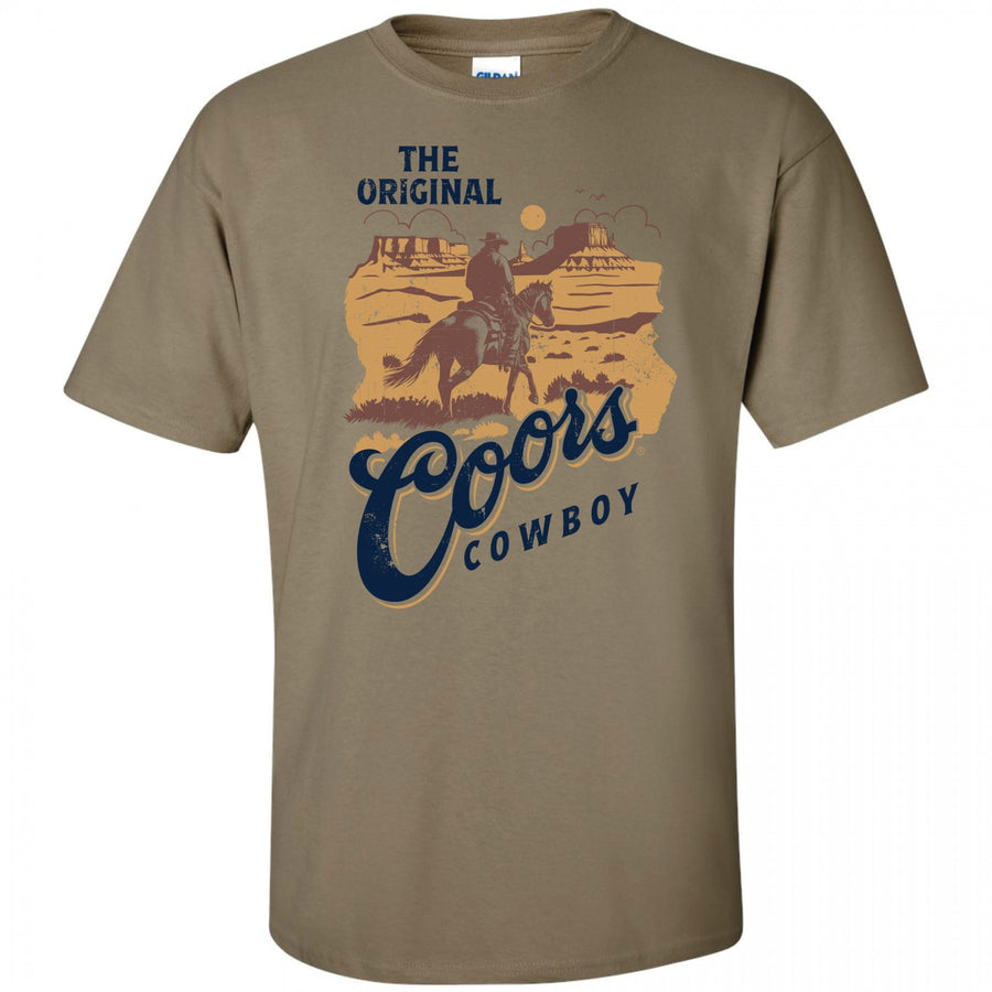 Coors The Original Cowboy Brown Sand Colorway T-Shirt Image 1