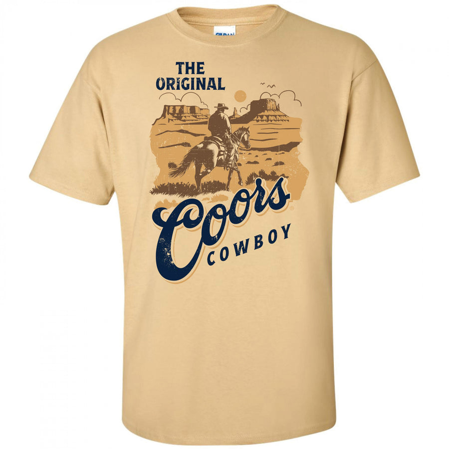 Coors The Original Cowboy Tan Colorway T-Shirt Image 1