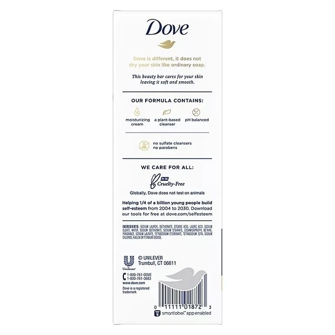 Dove Beauty Bar White 3.75 Ounce (16 Count) Image 2