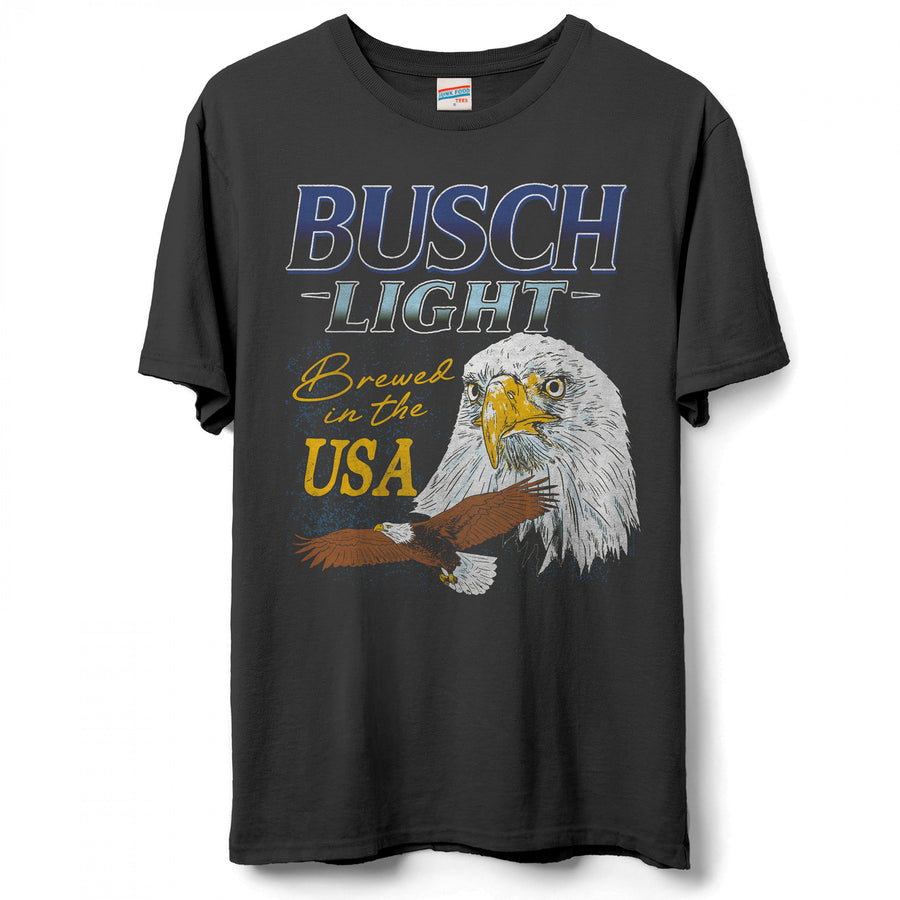 Busch Light USA Bald Eagle T-Shirt by Junk Food Image 1