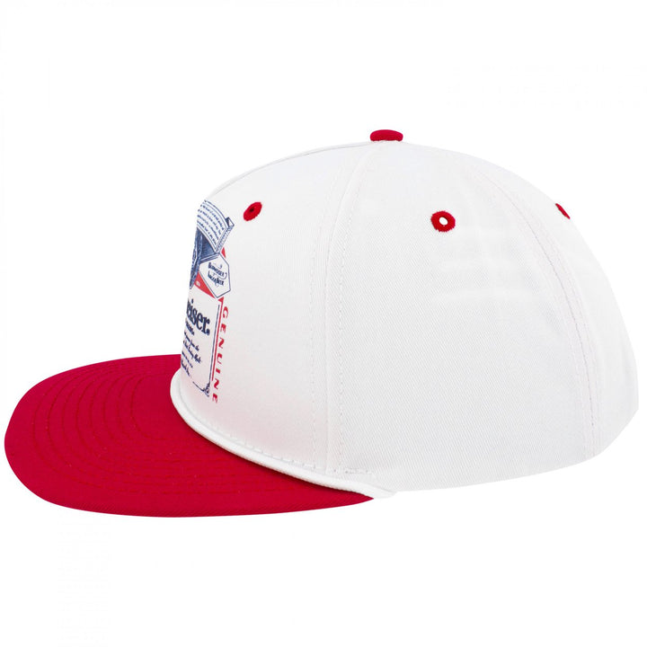 Budweiser Retro White Rope Golfer Hat Image 3