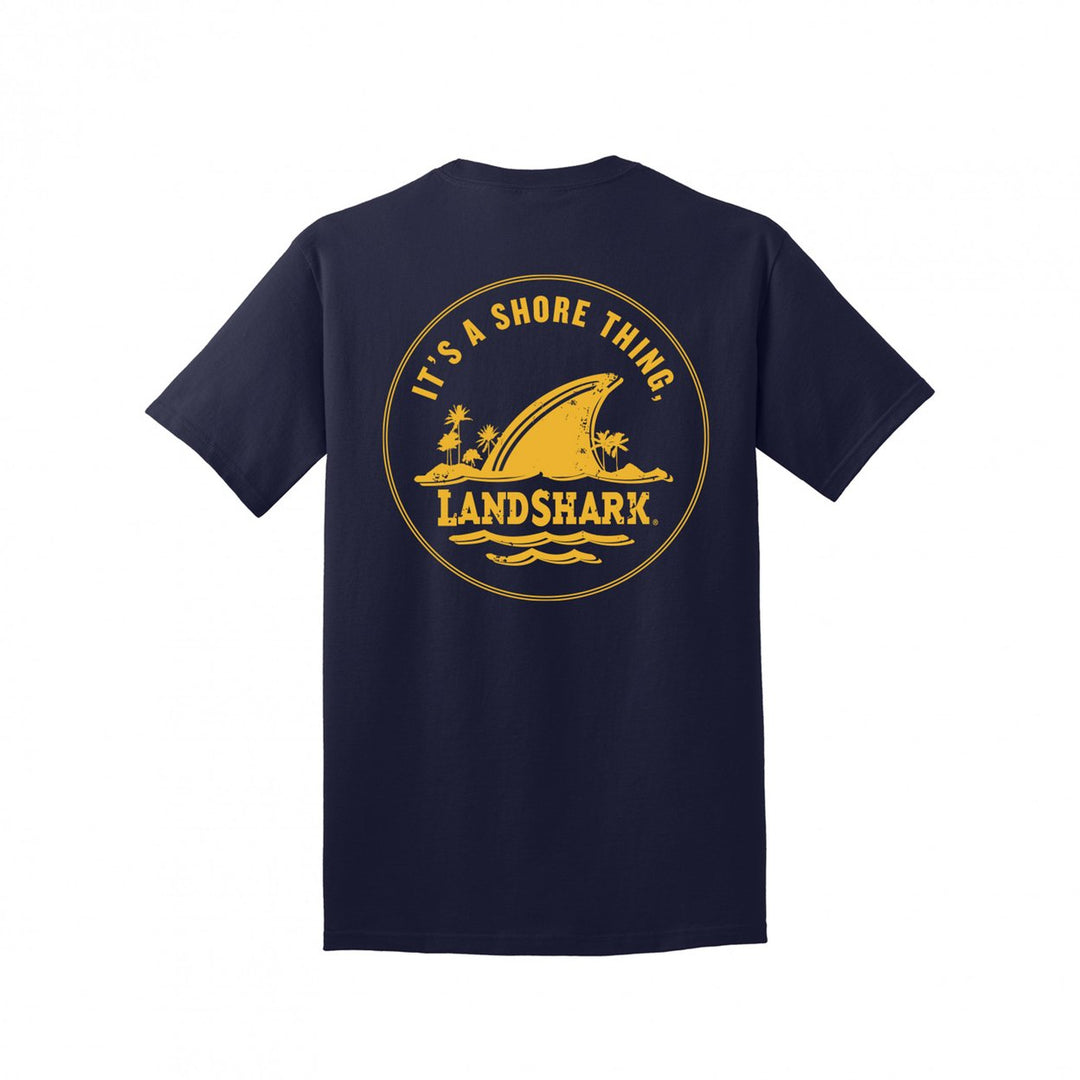 Margaritaville Landshark Sunshine Its A Shore Thing Front Back T-Shirt Image 2