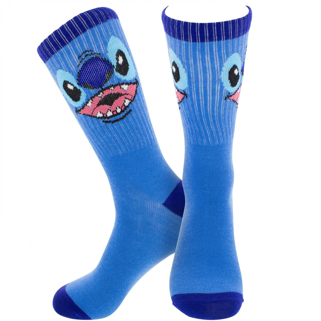 Lilo and Stitch Big Face Crew Socks Image 1