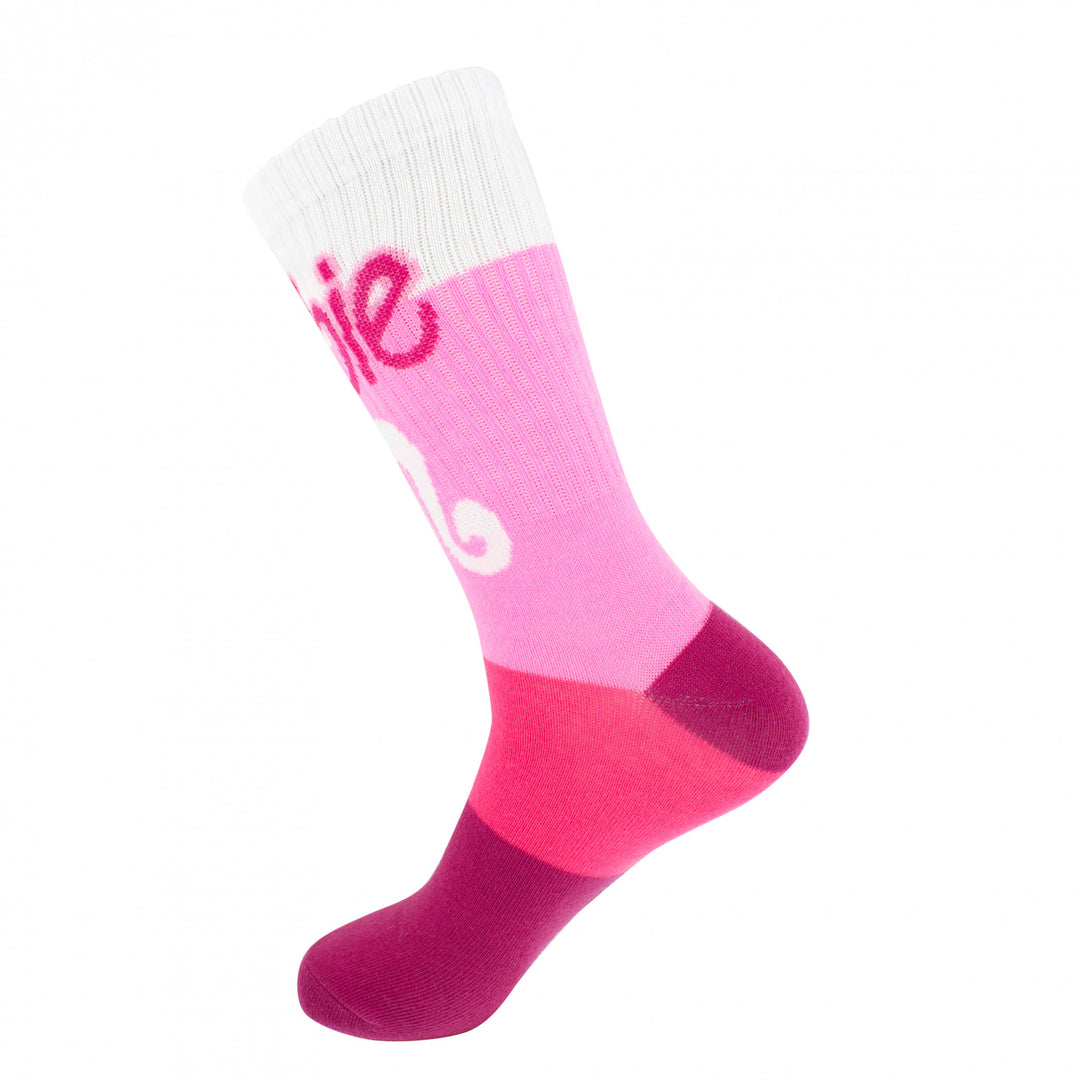 Barbie Silhouette Logo Crew Socks Image 2