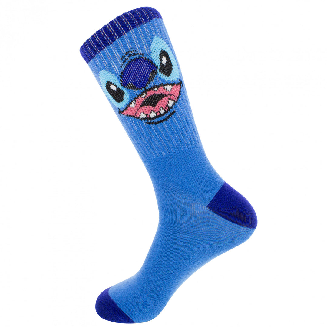 Lilo and Stitch Big Face Crew Socks Image 2