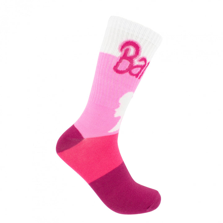 Barbie Silhouette Logo Crew Socks Image 3