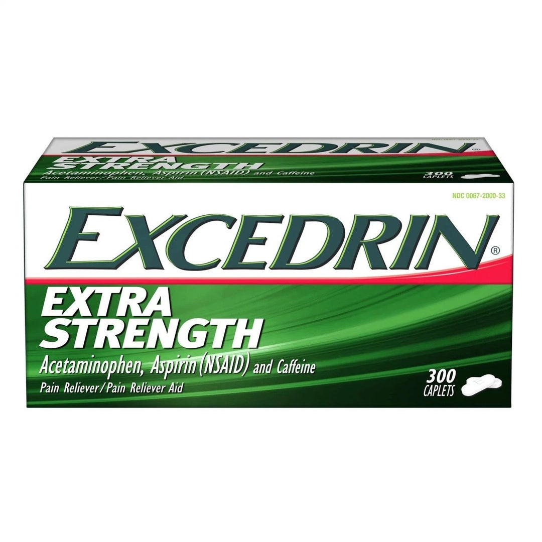 Excedrin Extra Strength Pain Reliever Caplets 300 Count Image 1