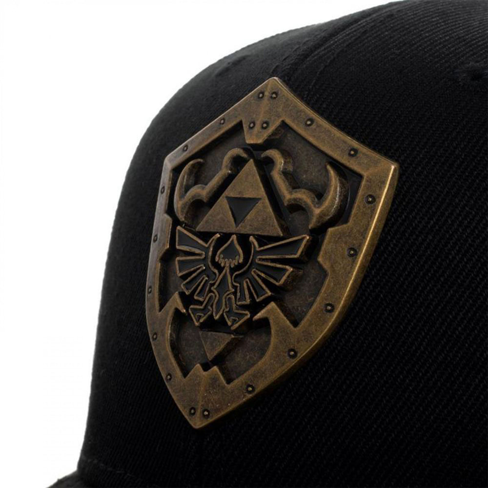 The Legend of Zelda Hylian Shield Metal Badge Hat Image 2