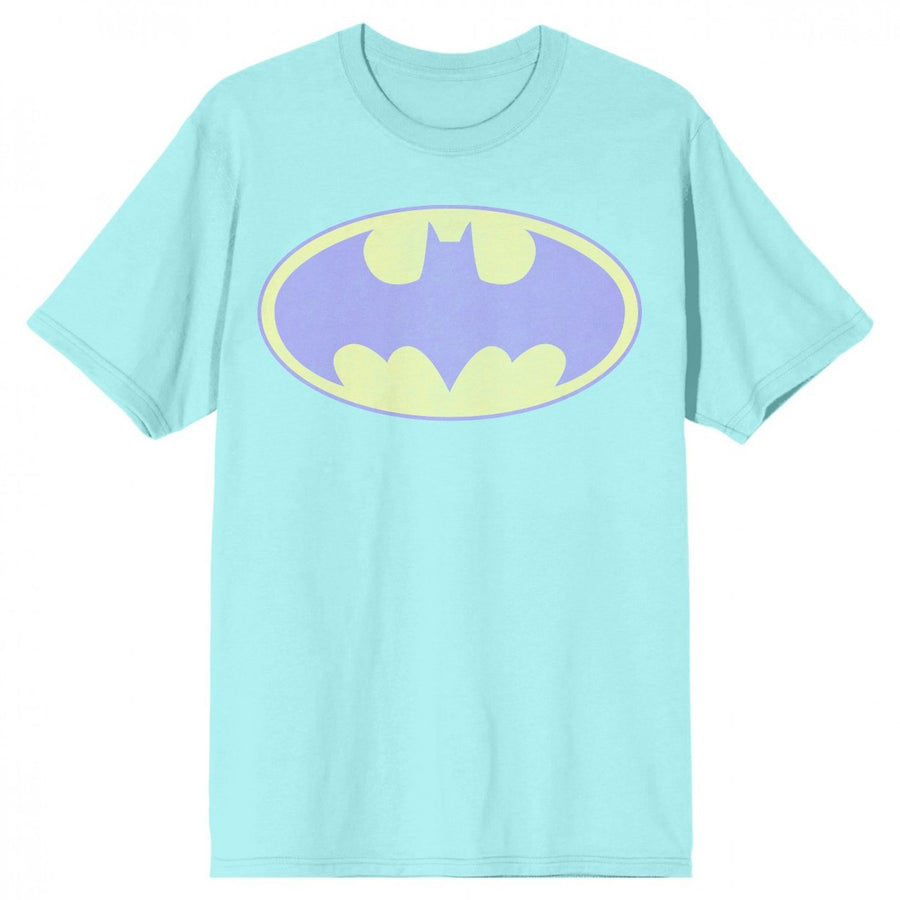 Batman Pastel Logo Blue Colorway T-Shirt Image 1