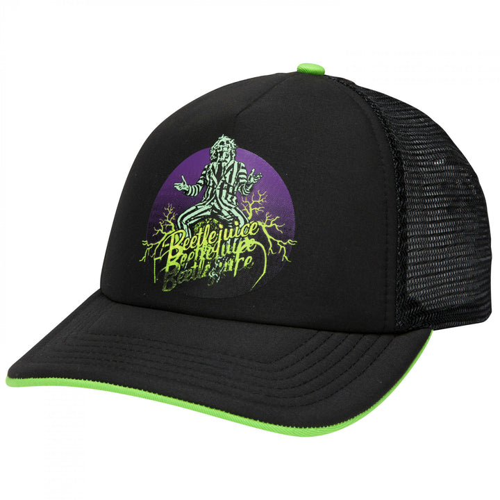 Beetlejuice Roots Retro Trucker Hat Image 1