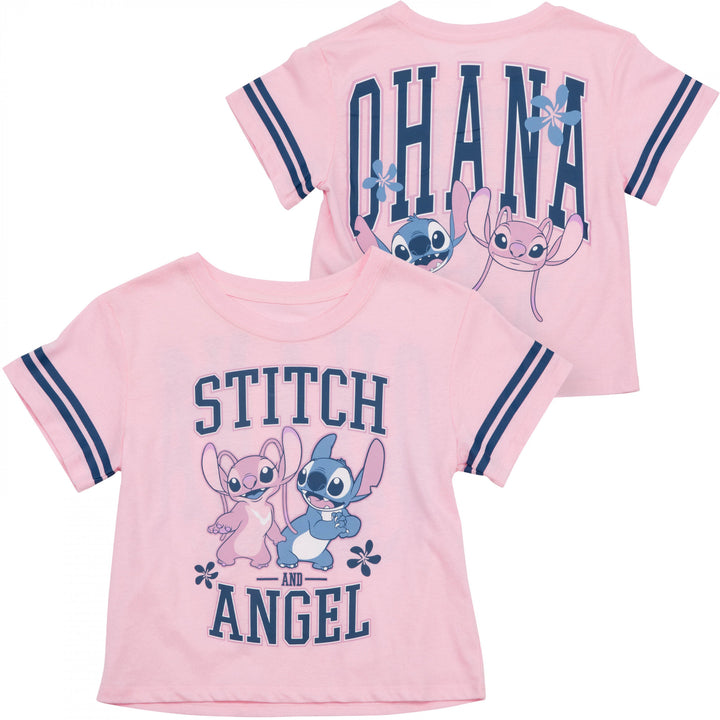 Lilo and Stitch Angel Ohana Youth Girls T-Shirt Image 1