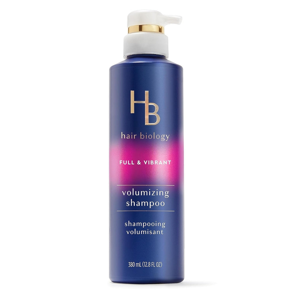 Hair Biology Volumizing Shampoo with Biotin Full and Vibrant for fine or thin hair 12.8 fl oz. Image 2
