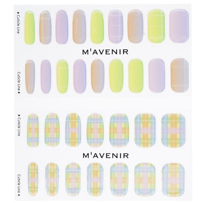 Mavenir - Nail Sticker (Patterned) -  Neon Crossline Nail(32pcs) Image 2