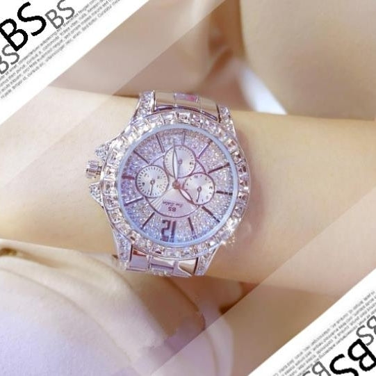 Overseas Popular Luxury Square Diamond Water Diamond Watch Image 2