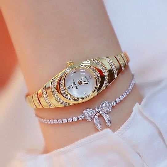 Foreign Trade Chain Watch Oval Small Chain Womens Watch Korean Style Image 3