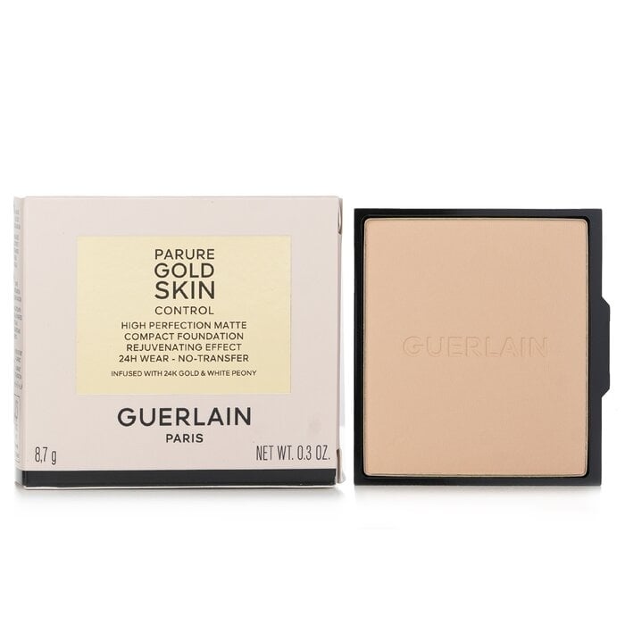 Guerlain - Parure Gold Skin Control High Perfection Matte Compact Foundation Refill - 2N(8.7g/0.3oz) Image 1