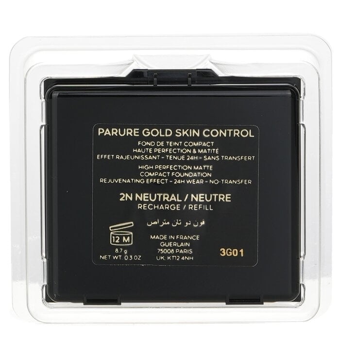 Guerlain - Parure Gold Skin Control High Perfection Matte Compact Foundation Refill - 2N(8.7g/0.3oz) Image 2