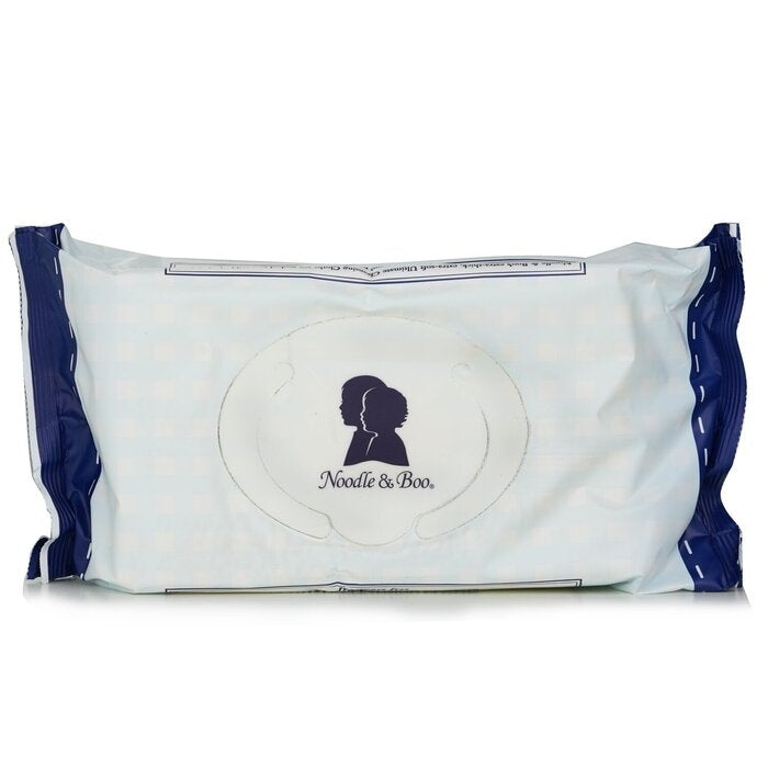 Noodle and Boo - Ultimate Cleansing Cloths (Fragrance Free) - For Face Body and Bottom - 7"x 8" 811(72cloths) Image 1