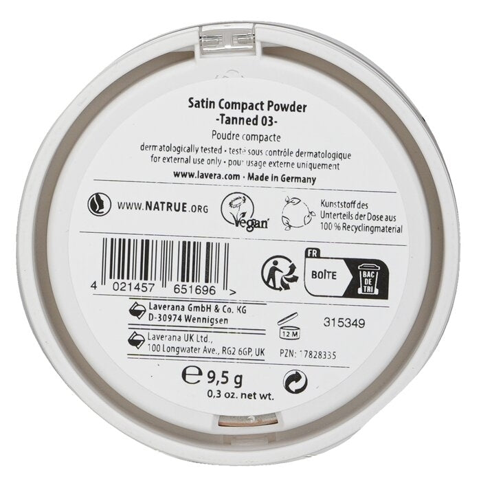 Lavera - Satin Compact Powder -  03 Tanned(9.5g) Image 2